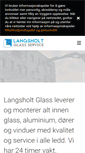 Mobile Screenshot of langsholtglass.no